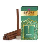 Odświeżacze powietrza - SATTVA Incense Sticks  Kadzidełka Indyjskie White Sage 20g - miniaturka - grafika 1