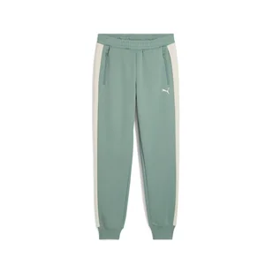 Męskie Spodnie PUMA T7 ALWAYS ON TRACK PANTS DK CL 62958830 – Zielony - Spodnie męskie - miniaturka - grafika 1