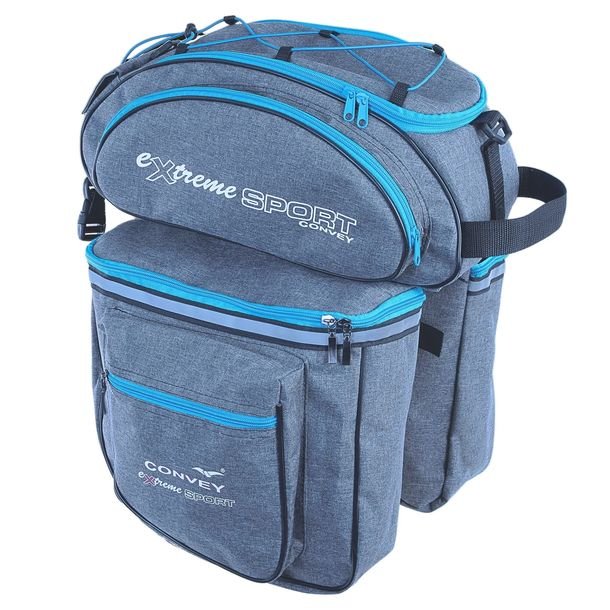 Sakwa na bagażnik + Torba Plecak Codura Produkt Polski Convey