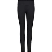 Spodnie damskie - CMP Spodnie damskie Unlimitech długie spodnie czarny czarny 46 - miniaturka - grafika 1