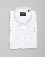 Koszule męskie - koszula calimera 00402 długi rękaw biały slim fit - miniaturka - grafika 1