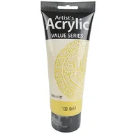 Farby i media malarskie - Farba akrylowa 200 ml, złota - miniaturka - grafika 1