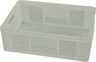 Artech Pojemnik transportowy EURO 200, dno i ścianki ażurowe, wym. 600 x 400 x 200 mm zielony - Pojemniki przemysłowe - miniaturka - grafika 1