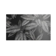 Deski do krojenia - Szklana deska do krojenia HOMEPRINT Monochromatyczne liście 60x52 cm - miniaturka - grafika 1