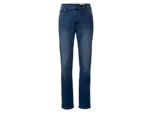 LIVERGY® Jeansy męskie z bawełną, Straight Fit (46 (30/32), Niebieski) - Spodnie męskie - miniaturka - grafika 1