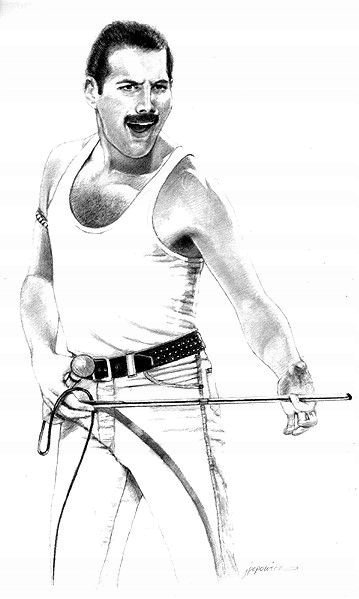 PUZZLE Unikatowy Queen Freddie Mercury A3 252 el z Nadrukiem + IMIĘ Pudełko