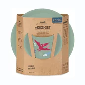 Miseczki i talerzyki dla dzieci - Zestaw naczyń dla dzieci: talerzyk, miseczka, kubeczek DREAMS, KOZIOL - miniaturka - grafika 1