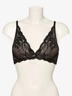 Biustonosze - Calvin Klein Biustonosz Damski Czarny Koronkowy 75B 2A5F1_H* Tia - miniaturka - grafika 1
