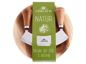 Noże kuchenne - Gerlach Tasak do ziół z deską NATUR | - miniaturka - grafika 1