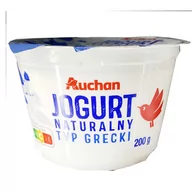 Kefiry, jogurty, maślanki - Auchan - Jogurt naturalny typu greckiego - miniaturka - grafika 1