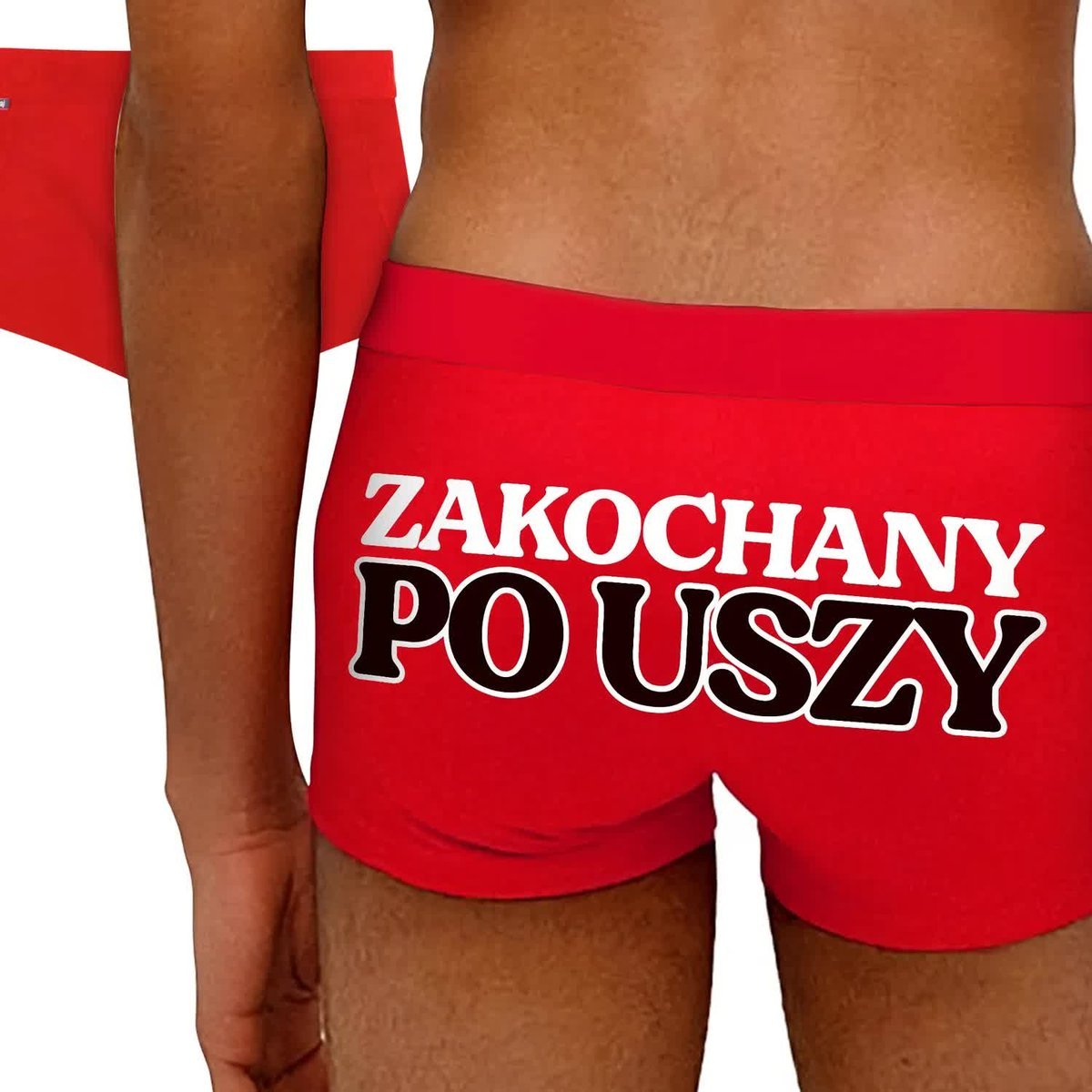 BOKSERKI Zabawny Prezent na WALENTYNKI Wzory - M