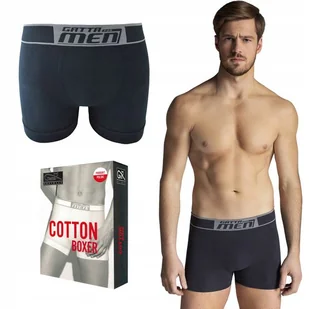 ﻿Bokserki męskie GATTA cottom MEN, Titanium, XXL - Majtki męskie - miniaturka - grafika 1