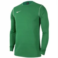 Bluzy męskie - Bluza Nike Park 20 Crew Top R Jr BV6875 010 zielony XS (122-128cm) - miniaturka - grafika 1