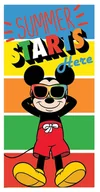 Okrycia kąpielowe dla dzieci - Ręcznik kąpielowy plażowy MYSZKA MICKEY  70x137 - miniaturka - grafika 1
