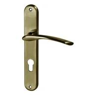 Klamki - Schaffner Klamka do drzwi wewnętrznych Roxa 90 Mosiądz Patyna - miniaturka - grafika 1