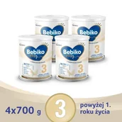 Mleko modyfikowane - Zestaw Bebiko Pro+ 3 Mleko Dla Dzieci, 4 X 700G - miniaturka - grafika 1