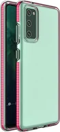 Etui i futerały do telefonów - Hurtel Spring Case pokrowiec żelowe etui z kolorową ramką do Samsung Galaxy S21+ 5G S21 Plus 5G różowy - miniaturka - grafika 1