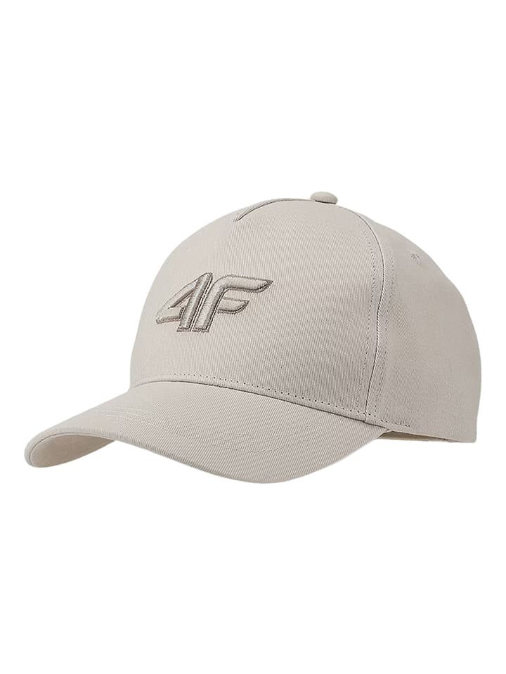 4F Czapka w kolorze beżowym