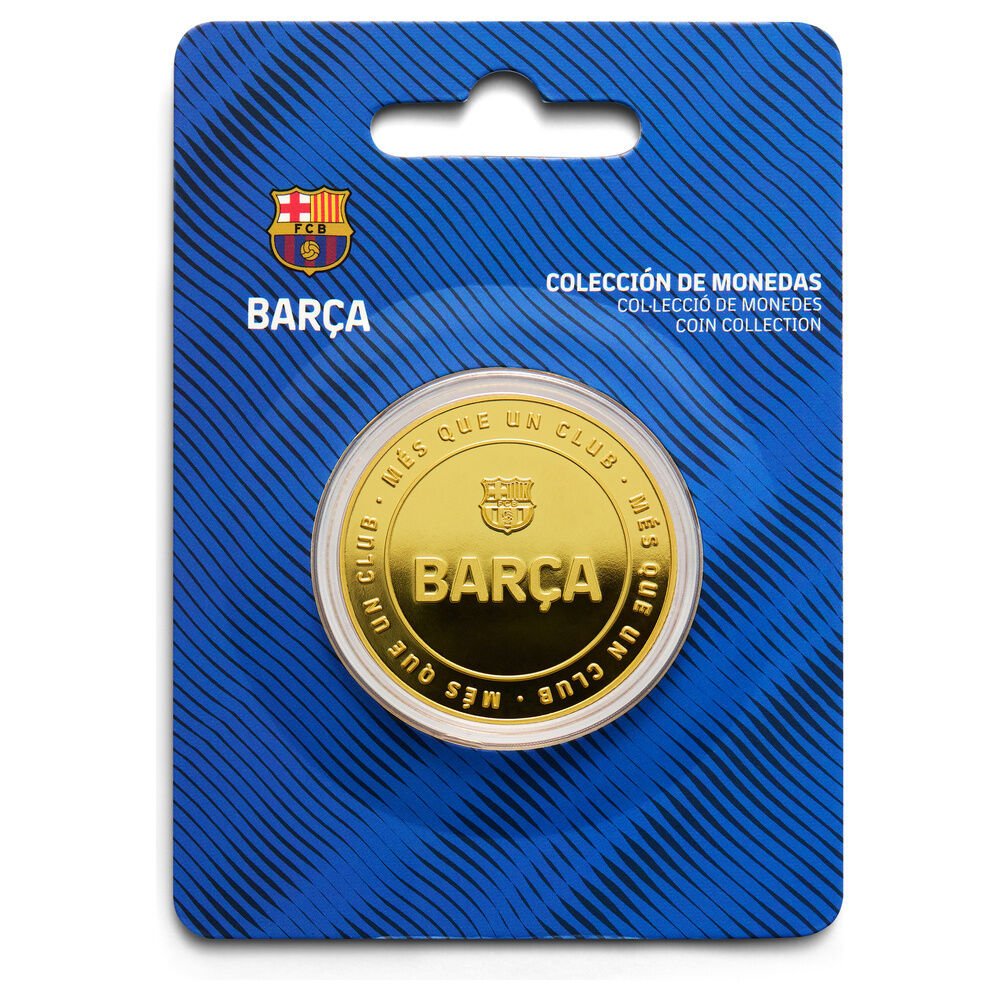 Figurka monetka FC Barcelona - oficjalny produkt kolekcjonerski