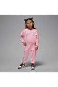 Dresy i komplety dla chłopców - Dwuczęściowy zestaw dla małych dzieci Bubble Fleece Jordan Jumpman Club - Różowy - Nike - miniaturka - grafika 1