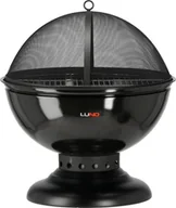 Paleniska ogrodowe - PALENISKO STALOWE Z RUSZTEM 54CM - miniaturka - grafika 1