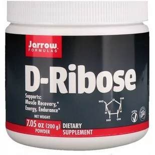 Jarrow Formulas D-Ribose D-Ryboza- 200 G - Witaminy i minerały dla sportowców - miniaturka - grafika 1