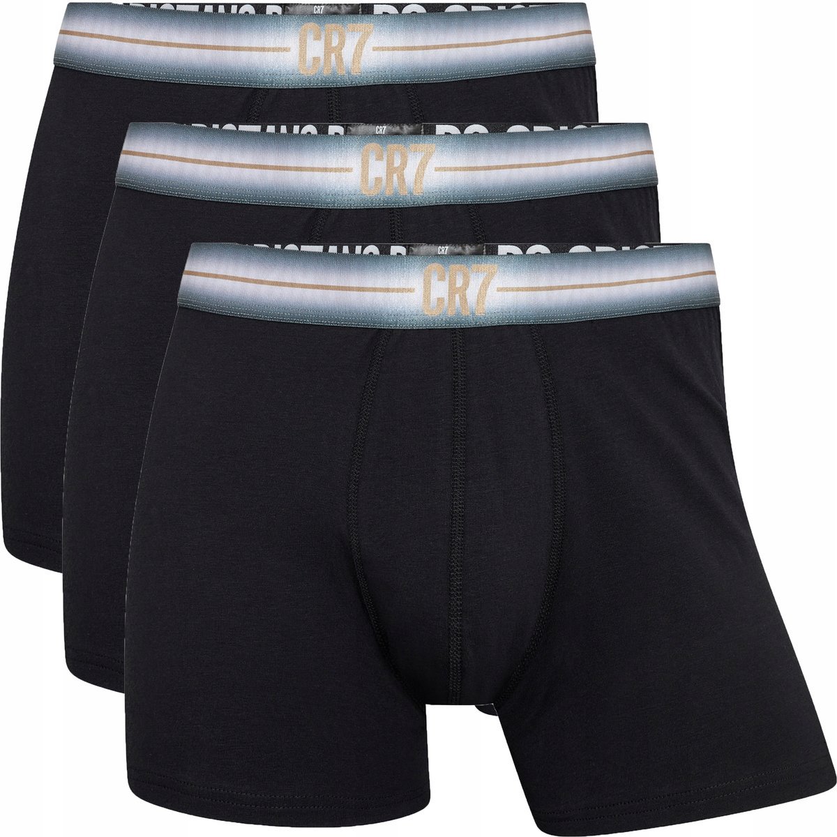 BOKSERKI MĘSKIE CR7 CRISTIANO RONALDO BIELIZNA 3-PAK 2XL