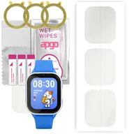 Akcesoria do smartwatchy - 3x Folia hydrożelowa MATOWA do Garett Kids Sun Ultra 4G - apgo Smartwatch Hydrogel MATTE Protection Ochrona na ekran smartwatcha - miniaturka - grafika 1