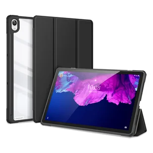 Dux Ducis Toby Eco-Leather Skórzane etui na tablet Lenovo Tab P11 z funkcją Smart-Sleep i uchwytem na długopis Wake-Up Czarny - Etui do tabletów - miniaturka - grafika 1
