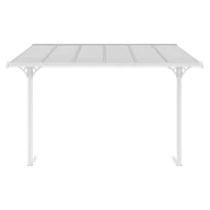 Garaże i wiaty - Wiata tarasowa ATLANTA 3,7x3m White - miniaturka - grafika 1