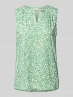 Koszulki i topy damskie - Top o kroju regular fit z mieszanki bawełny i modalu - miniaturka - grafika 1