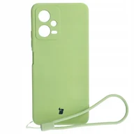 Etui i futerały do telefonów - Bizon Etui Case Silicone Sq do Xiaomi POCO X5, jasnozielone - miniaturka - grafika 1