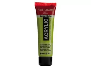 Talens Amsterdam, farba akrylowa, 20 ml, Zieleń oliwkowa, jasna - Przybory szkolne - miniaturka - grafika 1