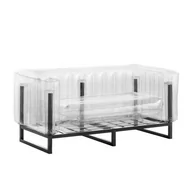 Sofy ogrodowe - YOMI SOFA  EKO ALUMINIUM FRAME TRANSPARENT - miniaturka - grafika 1