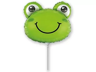 BALON ŻABKA ZIELONY 14'' 36cm - Balony i akcesoria - miniaturka - grafika 1