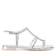 Sandały damskie - Sandały Badura JOSEPHE-SL2286-2 Srebrny - miniaturka - grafika 1