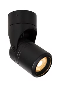 Lucide Niort 14825/01/30 kinkiet lampa ścienna IP44 1x6W GU10 czarny - Lampy ścienne - miniaturka - grafika 2