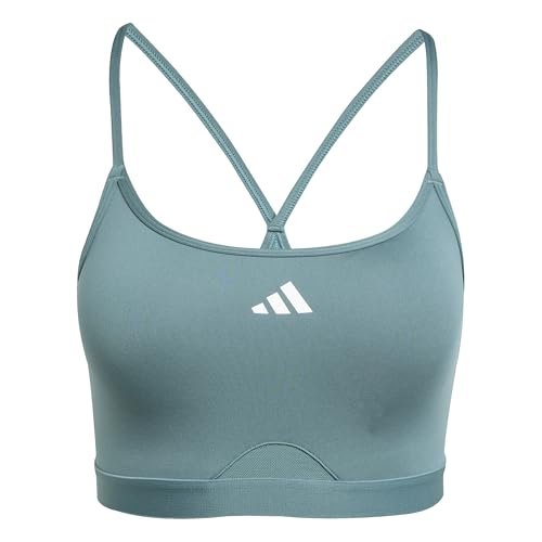 adidas Damski biustonosz treningowy AeroReact 3Stripes XL