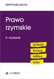 Prawo rzymskie. Pytania, kazusy, tablice, testy - E-booki - prawo - miniaturka - grafika 1