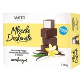Słodkie kremy i masła - Mateo Pianka Waniliowa Mleczko Doskonałe Nuta Kakao Słodka Chwila 370G - miniaturka - grafika 1