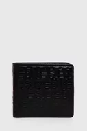 Portfele - Diesel portfel skórzany męski kolor czarny - miniaturka - grafika 1