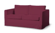 Pokrowce na meble - Dekoria pl pl Pokrowiec na sofę Karlstad 2-osobową nierozkładaną długi Plum śliwkowy) 165 x 89 x 64 cm Cotton Panama 618-702-32 - miniaturka - grafika 1