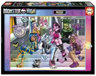 Educa, Puzzle, Monster High, 1000 el. - Puzzle - miniaturka - grafika 1