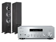 Zestawy stereo - Yamaha R-N600A (srebrny) + Tesi 661 (czarny) - miniaturka - grafika 1