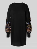 Sukienki - Sukienka dresowa o lejącym kroju z mieszanki bawełny model ‘BROOKE’ - miniaturka - grafika 1