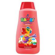 Kosmetyki kąpielowe dla dzieci - Savona Bambi Płyn do Kapieli dla Dzieci Truskawka czerwony 500ml - miniaturka - grafika 1