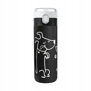 66710 Kubek termiczny ze wskaźnikiem temperatury Kitty Love 350 ml AMBITION - Kubki termiczne - miniaturka - grafika 1