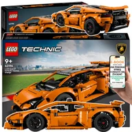 Klocki - KLOCKI LEGO PREZENT LEGO Technic Lamborghini Huracán Tecnica (42196) Sportowy Samochód z Silnikiem V10 DLA CHŁOPCA SYNA + EBOOK-1 - miniaturka - grafika 1