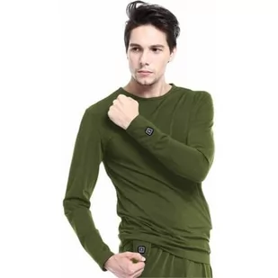 Glovii bluza ogrzewana rozm S zielona GJ1CS - Bluzy narciarskie - miniaturka - grafika 1