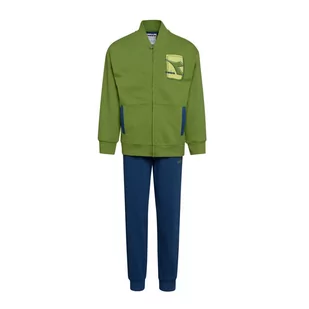 Zestaw dresowy dziecięcy DIADORA JU. TRACKSUIT FZ ELEMENTS - Bluzy dla dziewczynek - miniaturka - grafika 1